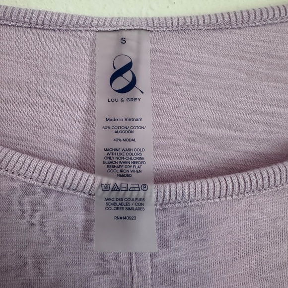 LOFT Lou & Grey Dolman Long Sleeve Top, Pink, Size Small - Picture 5 of 9